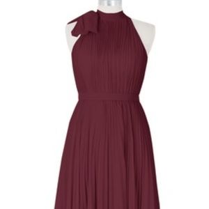 AZAZIE CAILYN cabernet bridesmaid dress NEW